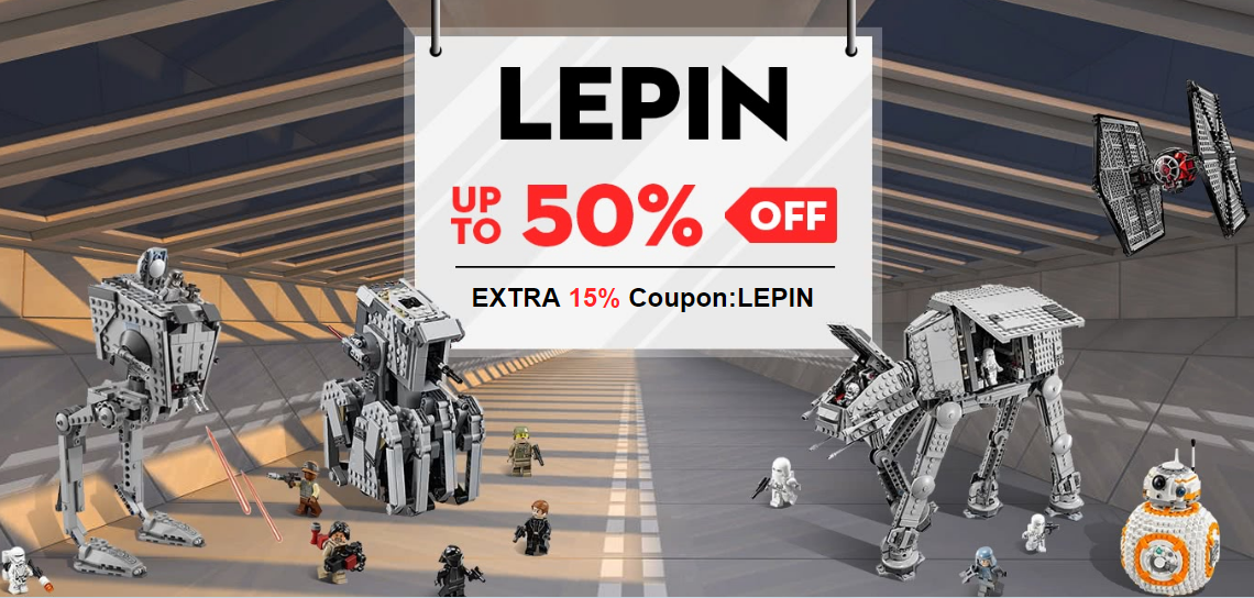 LEPIN Building Toys Up to 50%+Extra 15% off Coupon