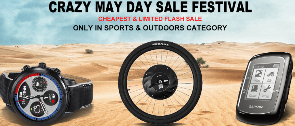 Sports and Outdoor Equipment Crazy May Day Sale, From $9.9